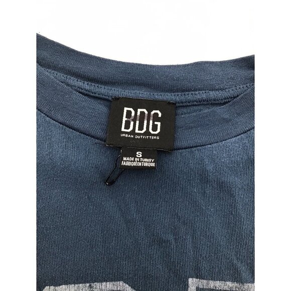BDG Urban Outfitters Womens S Short Sleeve Crew Neck T Shirt Navy - Picture 2 of 4